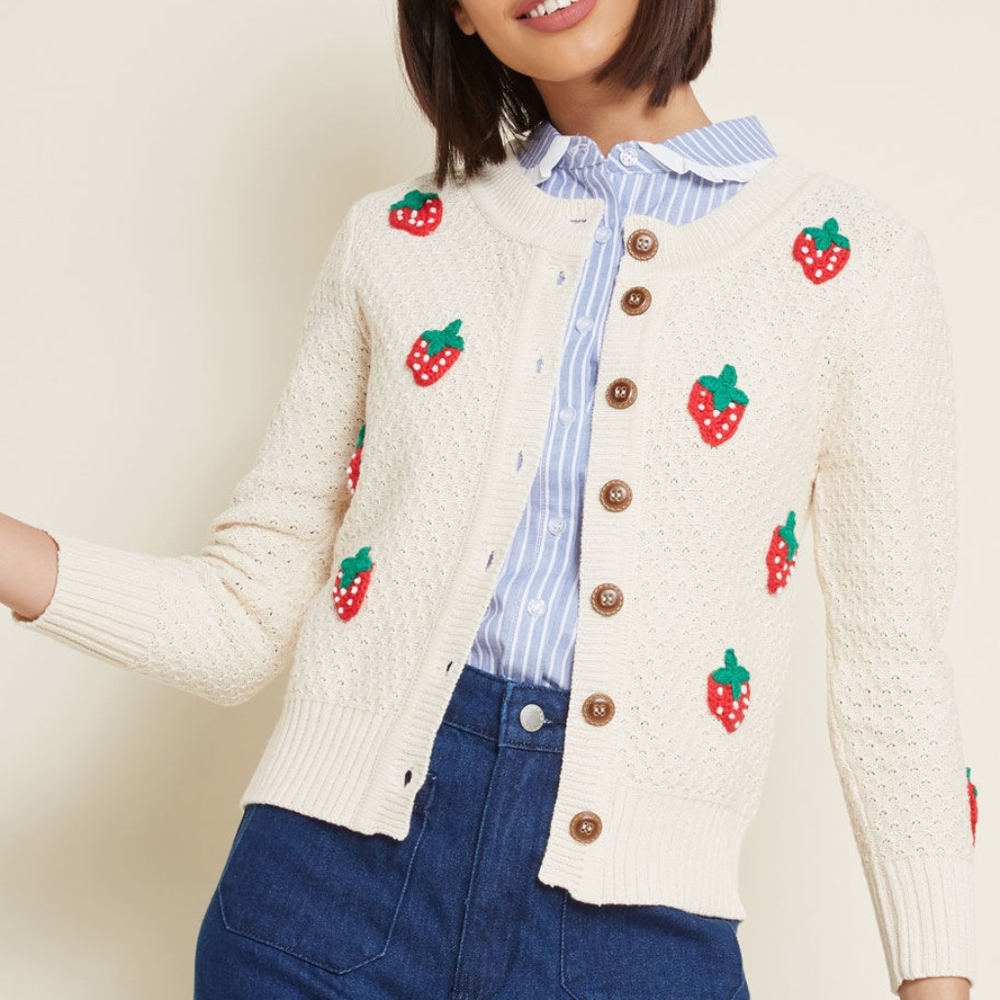 Strawberry Cardigan